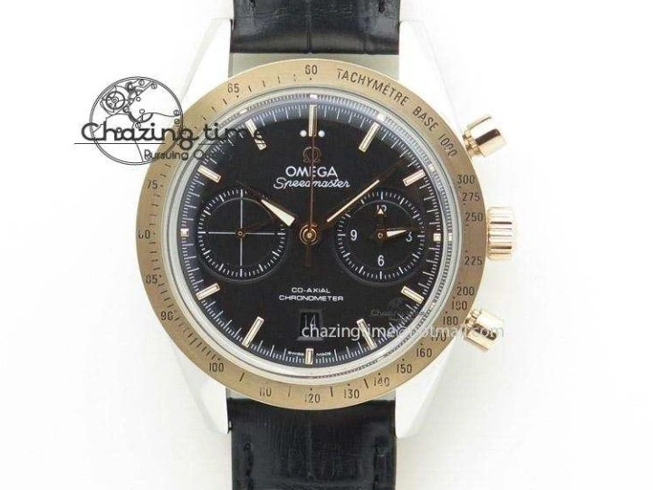 0524 Effortless Speedmaster Apollo 11 On SS Bracelet Manual Winding Chrono Movement 8225